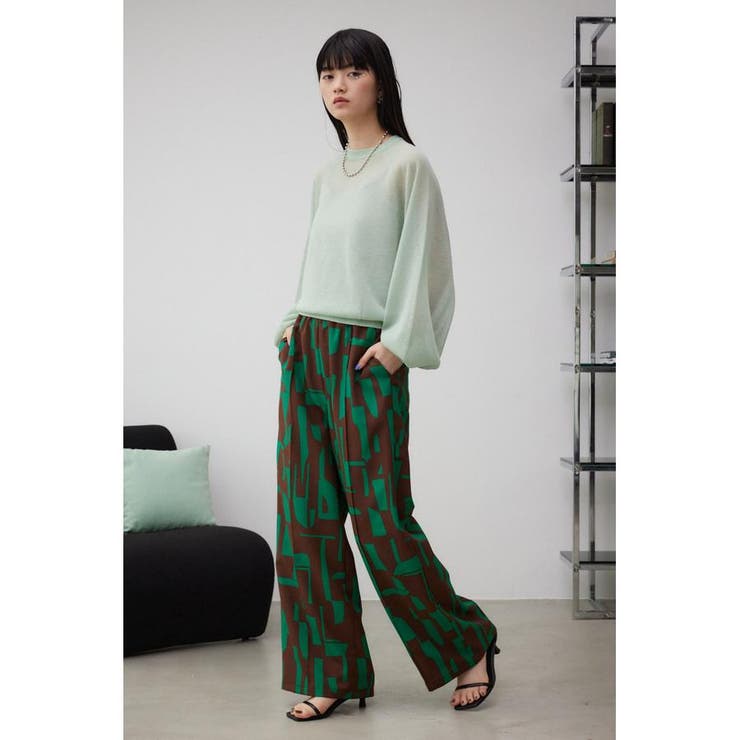 ジオメトリック柄 スウェットパンツ ジオメトリック柄 スウェットパンツ | ACANTHUS ONLINE STORE