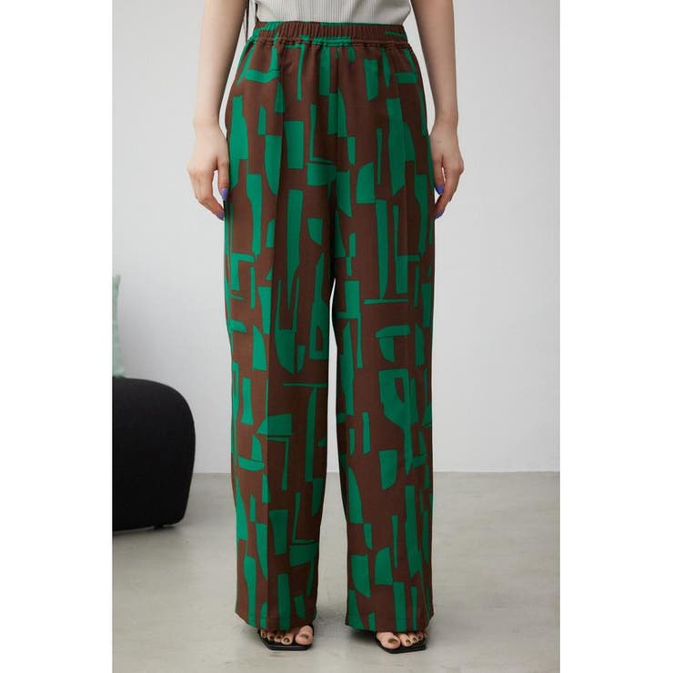 ジオメトリックパターンイージーパンツ | AZUL BY MOUSSY | 詳細画像16 