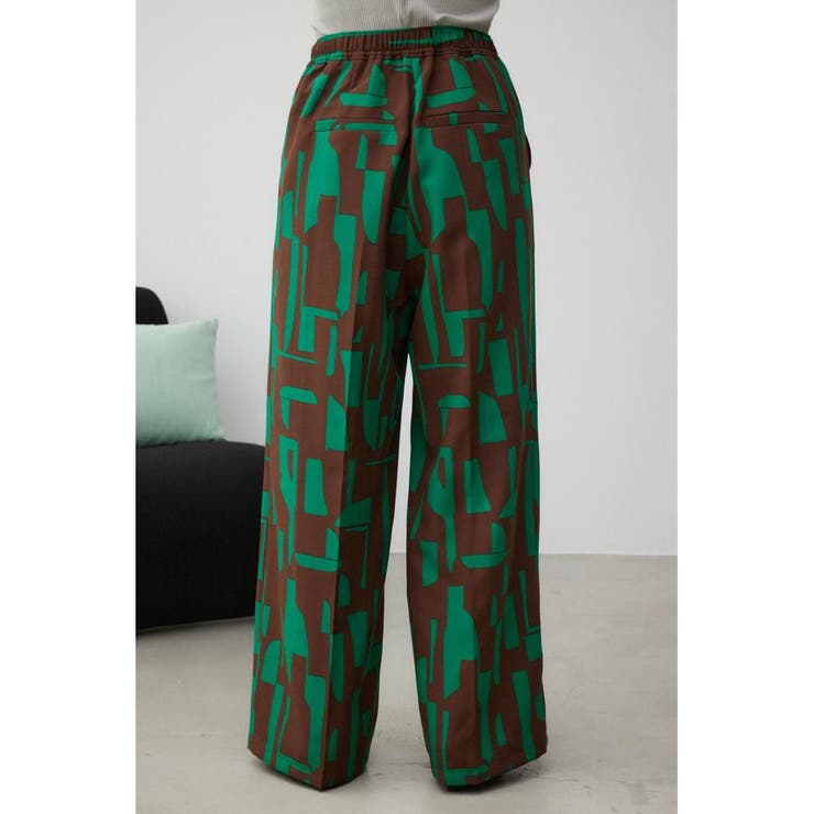 ジオメトリックパターンイージーパンツ | AZUL BY MOUSSY | 詳細画像18 