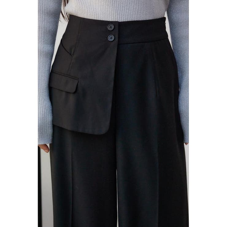 フロントフラップスラックスパンツ | AZUL BY MOUSSY | 詳細画像8 