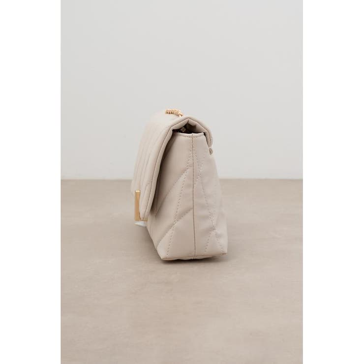 あおい様専売 moussy バッグ ホワイト モノグラムエンボスダブルジッパーバッグ（ハンドバッグ）｜AZUL