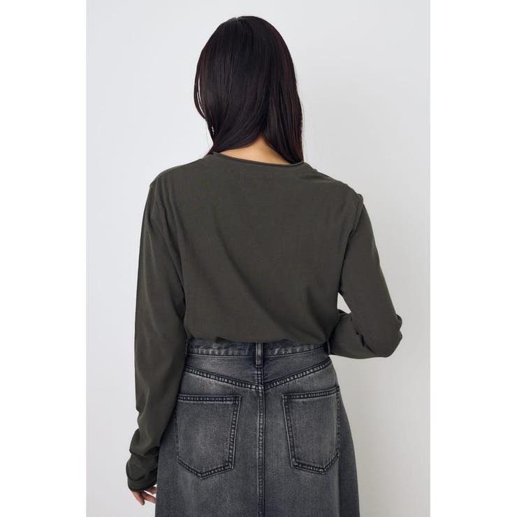 ドライタッチ ヘンリーネックトップス | AZUL BY MOUSSY | 詳細画像12 