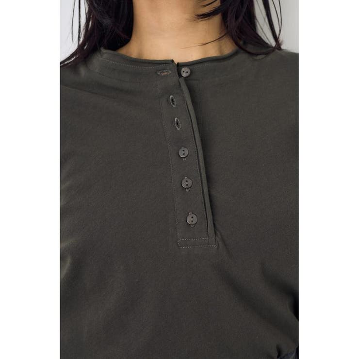 ドライタッチ ヘンリーネックトップス | AZUL BY MOUSSY | 詳細画像14 