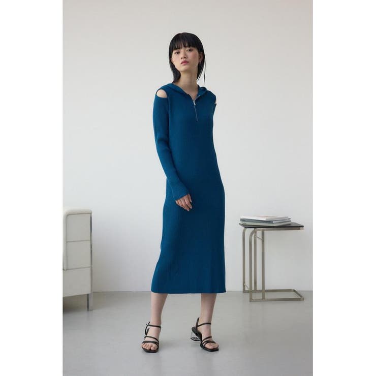 ショルダースリットリブニットワンピース | AZUL BY MOUSSY | 詳細画像14 