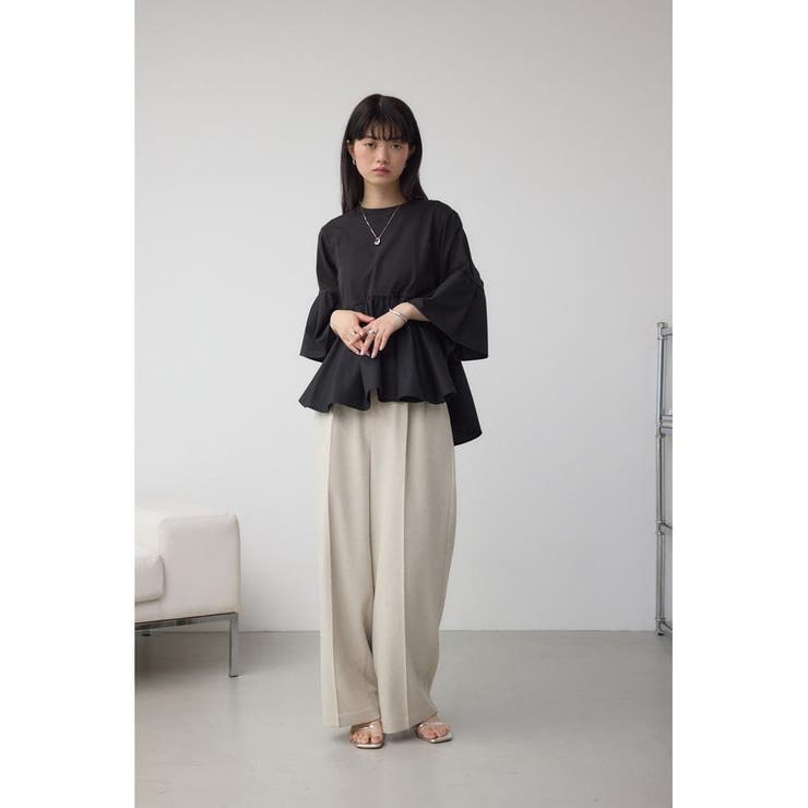 タックスリーブ半袖デザインカットトップス | AZUL BY MOUSSY | 詳細画像12 