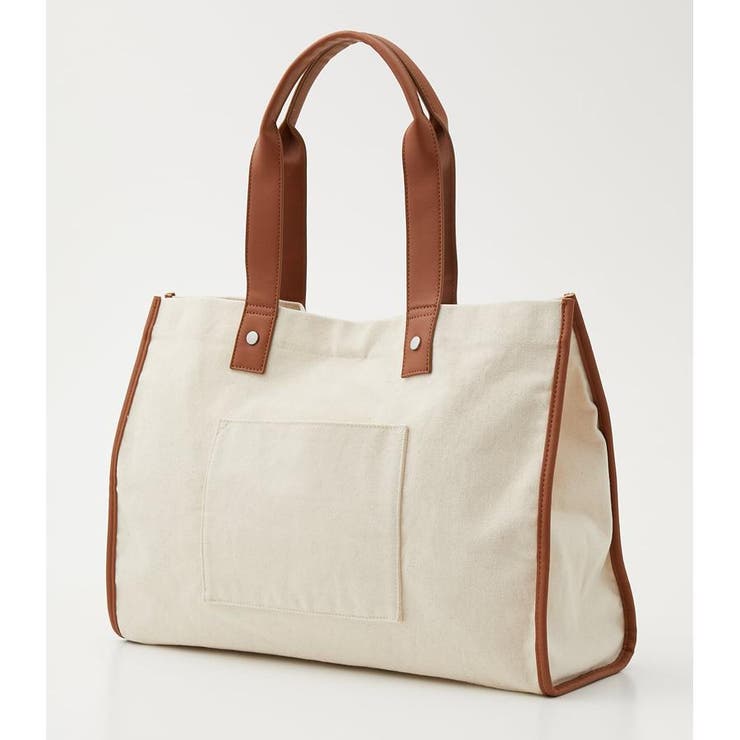 LINEN LIKE BIG TOTE BAG | AZUL BY MOUSSY | 詳細画像14 