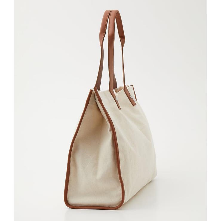 AZUL BY MOUSSY シルバー トートバッグ AZUL BY MOUSSY トートバッグ CANVAS TOTE BAG/AZULキャンバス