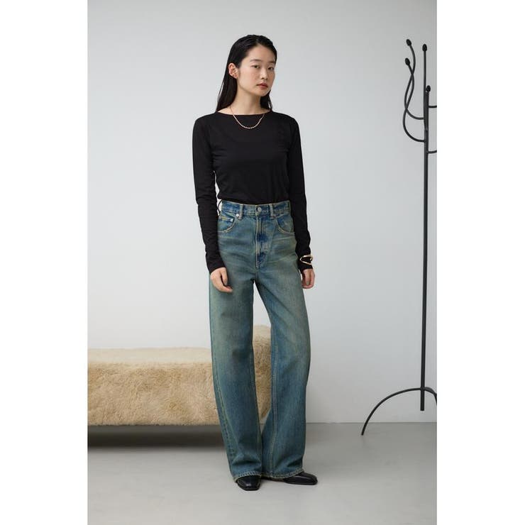 AZUL DENIM ハイウエストワイドデニム | AZUL BY MOUSSY | 詳細画像24 
