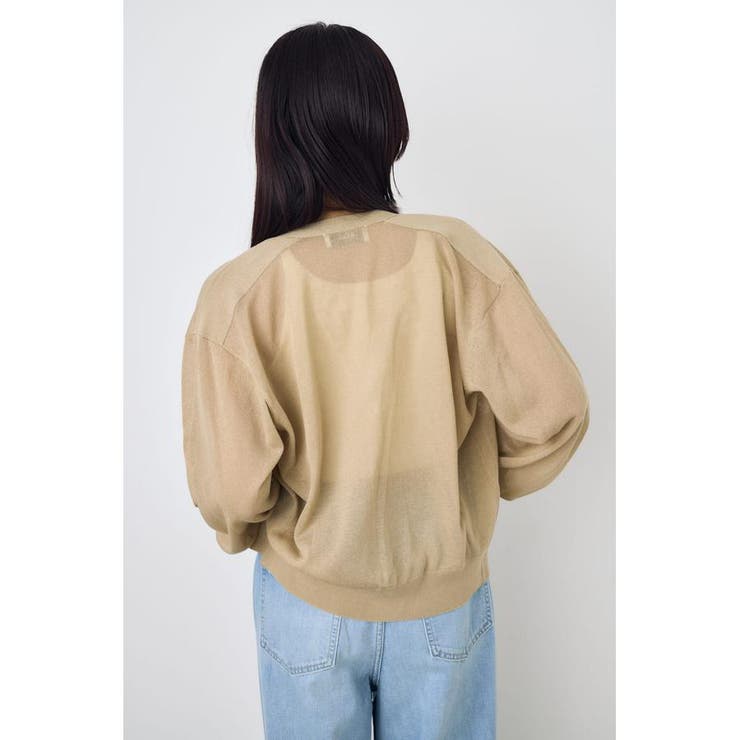 シアーニットカーディガン | AZUL BY MOUSSY | 詳細画像35 