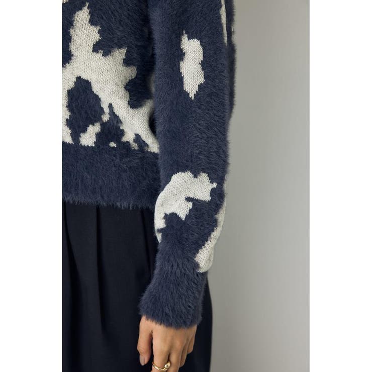 柄アソートニットカーディガン | AZUL BY MOUSSY | 詳細画像30 