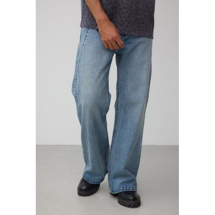 BLU | AZUL DENIM 切替ワイドフレア | AZUL BY MOUSSY