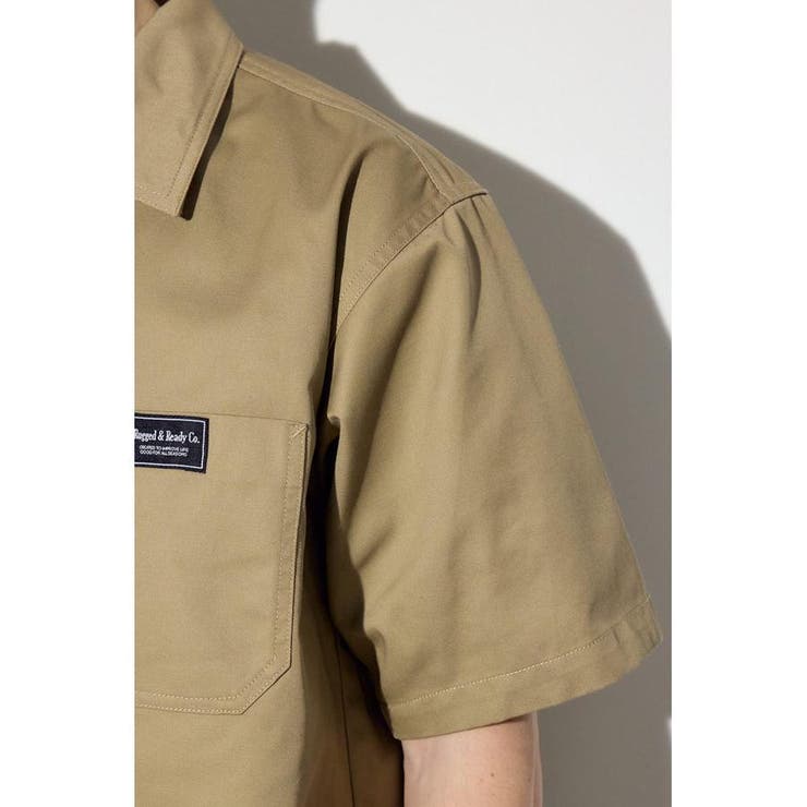 ハーフジップワークシャツ | AZUL BY MOUSSY | 詳細画像20 