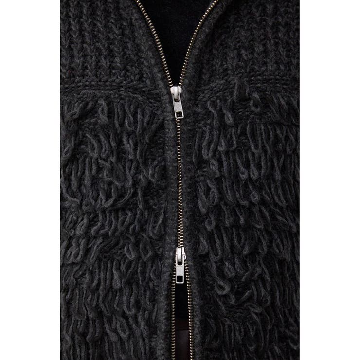 ZIPフーディループニットベスト | AZUL BY MOUSSY | 詳細画像34 