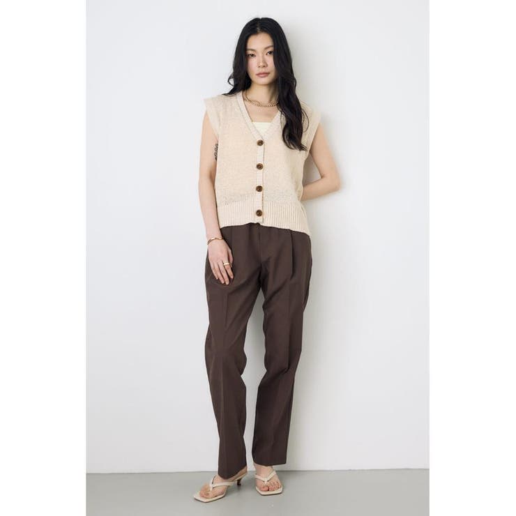 テープヤーンニットジレ | AZUL BY MOUSSY | 詳細画像5 