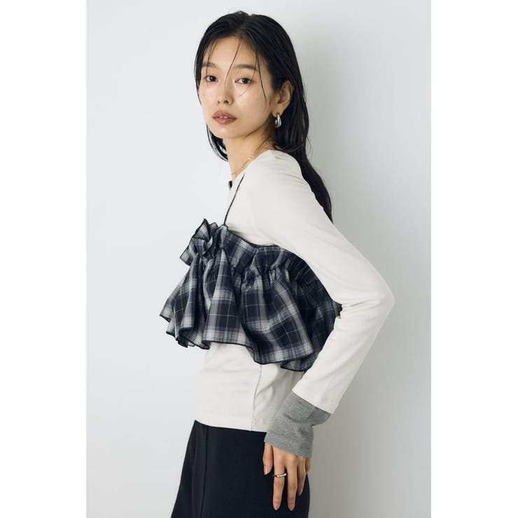 ギャザーフリルキャミソールビスチェ | AZUL BY MOUSSY | 詳細画像11 