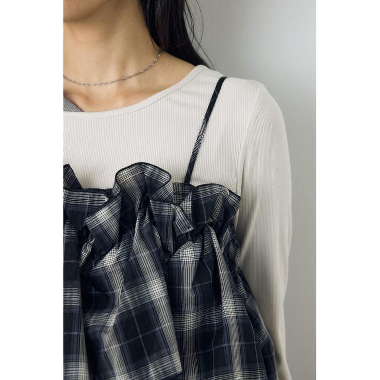 ギャザーフリルキャミソールビスチェ | AZUL BY MOUSSY | 詳細画像15 