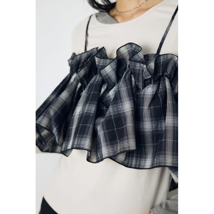ギャザーフリルキャミソールビスチェ | AZUL BY MOUSSY | 詳細画像17 