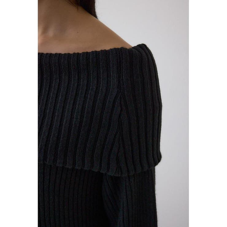 オフショルロングニットワンピース | AZUL BY MOUSSY | 詳細画像10 