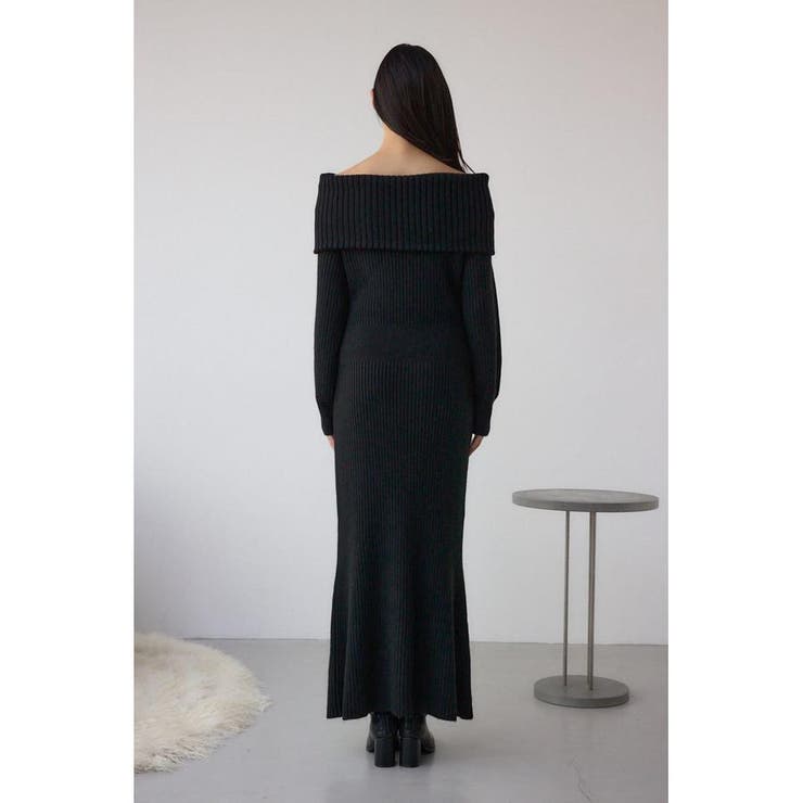 オフショルロングニットワンピース | AZUL BY MOUSSY | 詳細画像7 