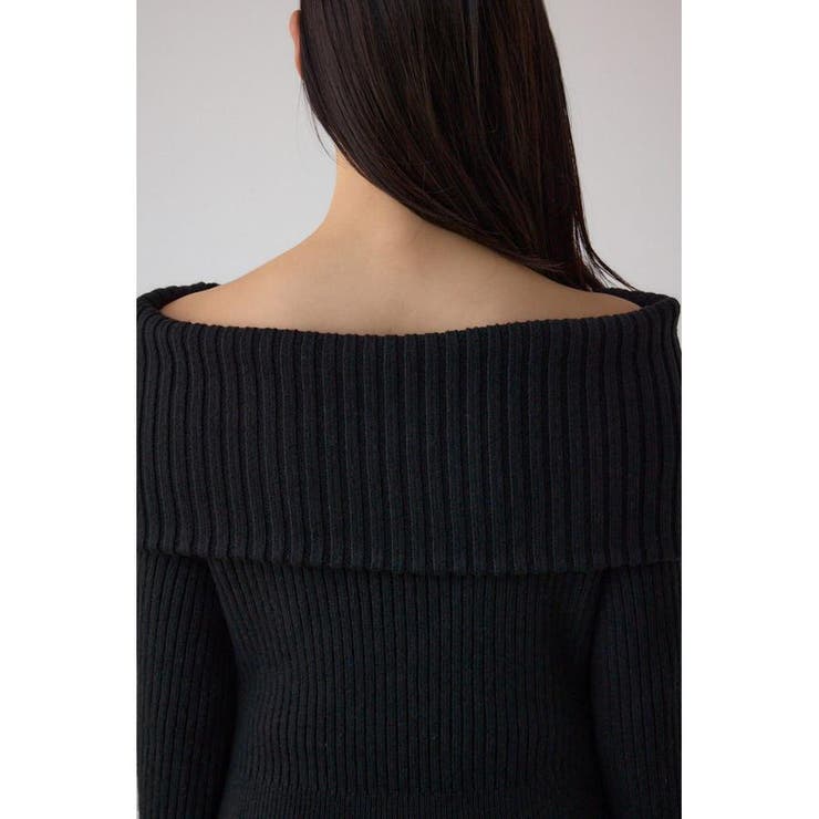 オフショルロングニットワンピース | AZUL BY MOUSSY | 詳細画像9 