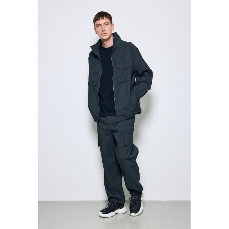 トライファンクションスタンドカラーブルゾン | AZUL BY MOUSSY | 詳細画像4 