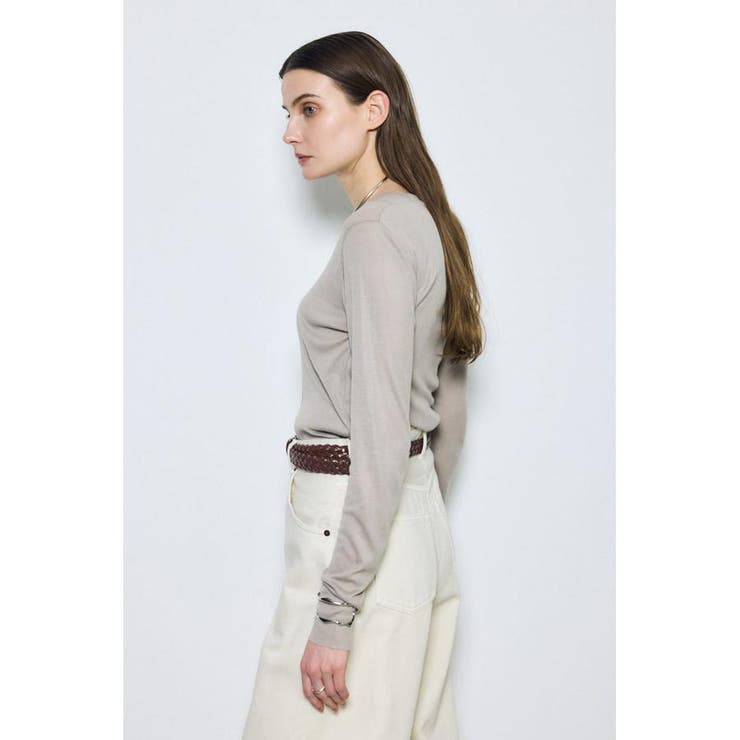 シアー素材ロングTシャツ | AZUL BY MOUSSY | 詳細画像33 