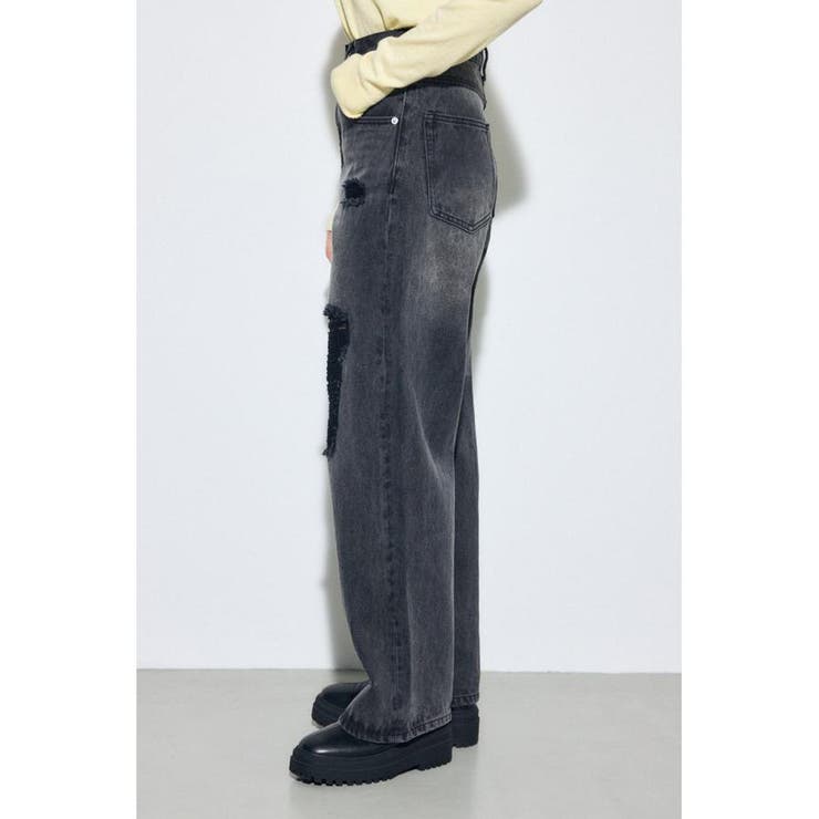 AZUL DENIM レースワイドデニム | AZUL BY MOUSSY | 詳細画像3 