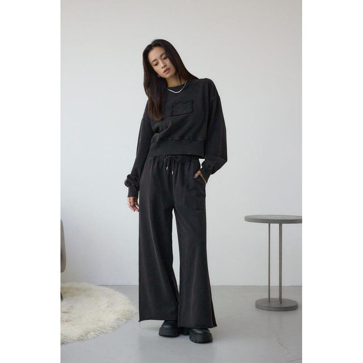 パッチロゴルーズスウェット | AZUL BY MOUSSY | 詳細画像4 