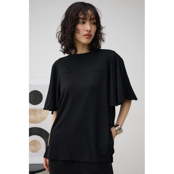 T/Fクリーンクールフレアハーフスリーブトップス | AZUL BY MOUSSY | 詳細画像2 