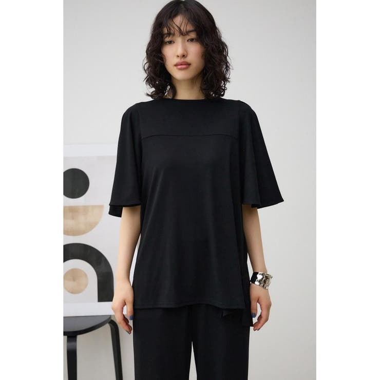 T/Fクリーンクールフレアハーフスリーブトップス | AZUL BY MOUSSY | 詳細画像5 