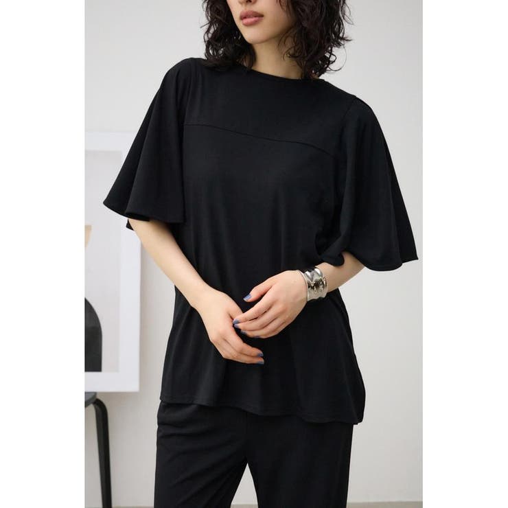 BLK | T/Fクリーンクールフレアハーフスリーブトップス | AZUL BY MOUSSY