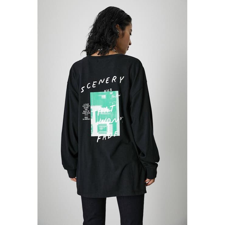 SCENERY BACK PHOTO TEE[品番：AZLW0020218]｜AZUL BY MOUSSY