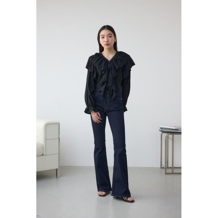 ラッフルフリルブラウス | AZUL BY MOUSSY | 詳細画像14 