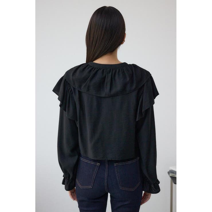 ラッフルフリルブラウス | AZUL BY MOUSSY | 詳細画像17 