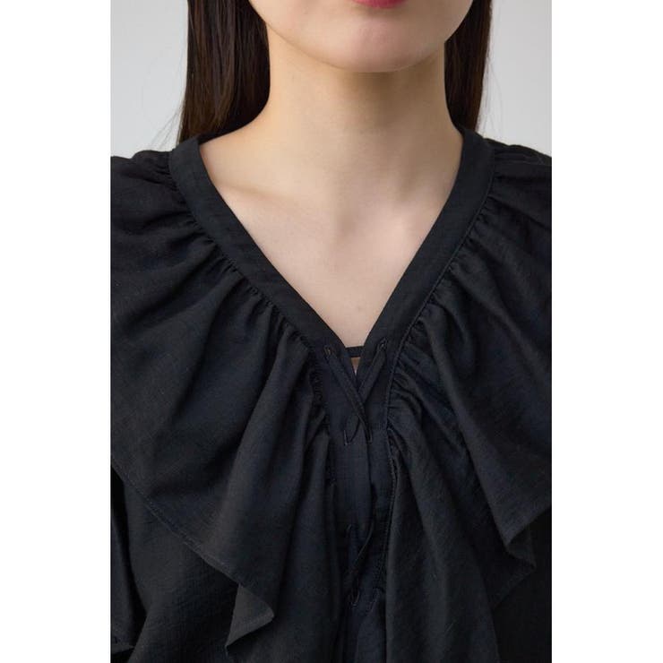 ラッフルフリルブラウス | AZUL BY MOUSSY | 詳細画像18 