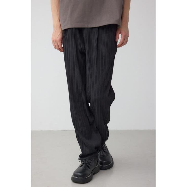 BLK | タック楊柳リラックスパンツ | AZUL BY MOUSSY