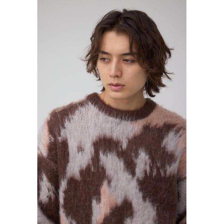 起毛総柄ニット | AZUL BY MOUSSY | 詳細画像13 