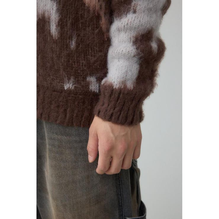 起毛総柄ニット | AZUL BY MOUSSY | 詳細画像21 