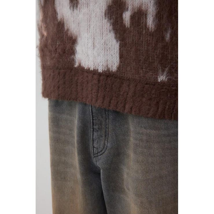 起毛総柄ニット | AZUL BY MOUSSY | 詳細画像22 