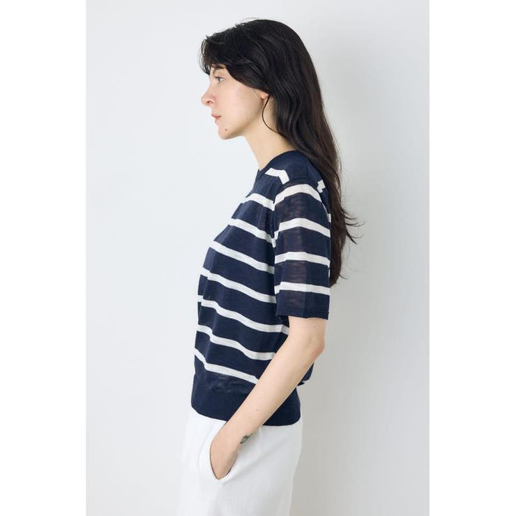 シアークルーネックニットトップス | AZUL BY MOUSSY | 詳細画像39 