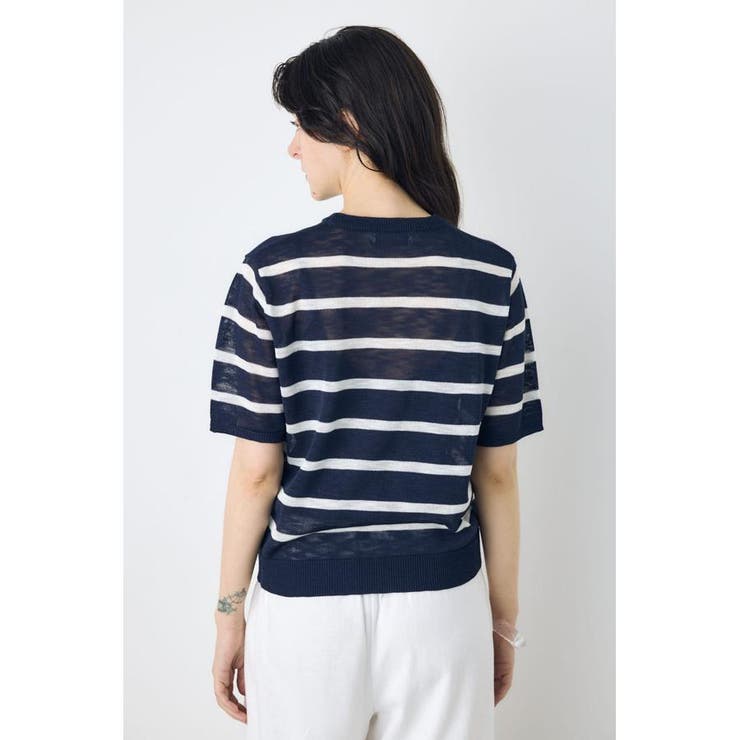 シアークルーネックニットトップス | AZUL BY MOUSSY | 詳細画像40 