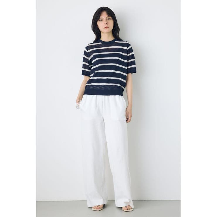 シアークルーネックニットトップス | AZUL BY MOUSSY | 詳細画像41 