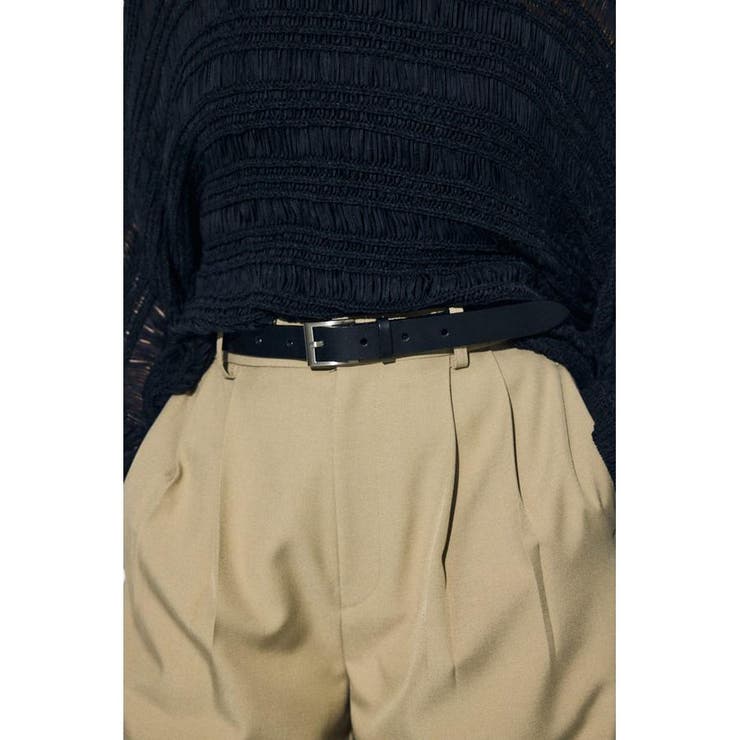 スクエアバックルレザーベルト | AZUL BY MOUSSY | 詳細画像1 