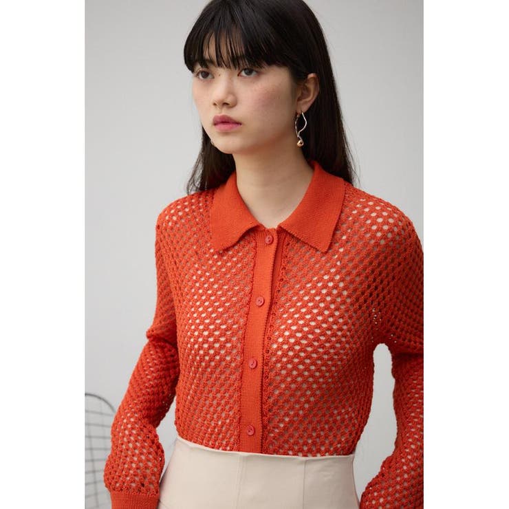 メッシュポロニット | AZUL BY MOUSSY | 詳細画像21