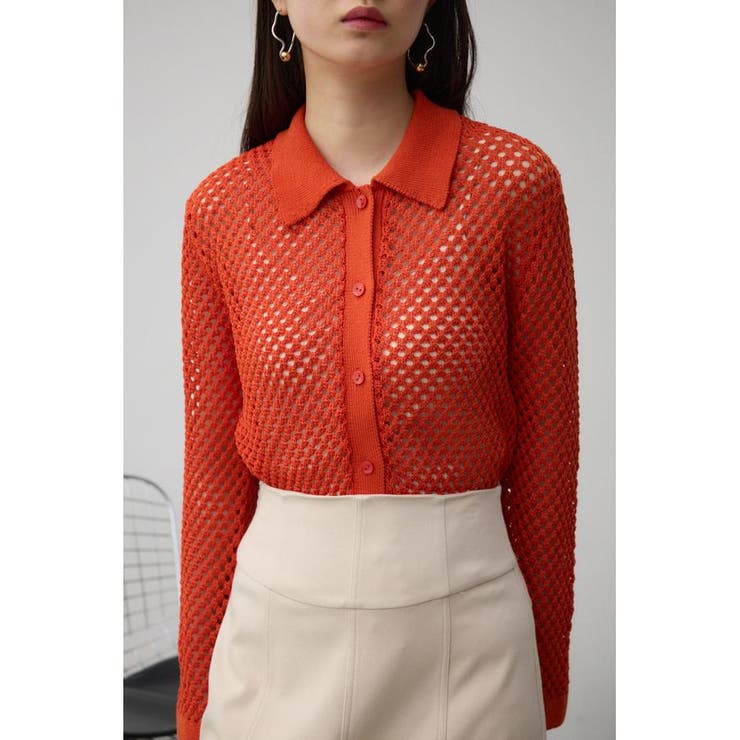 ORG | メッシュポロニット | AZUL BY MOUSSY