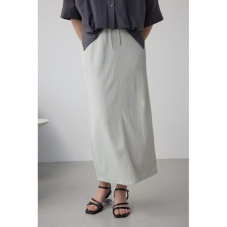 L/BEG1 | ドライタッチリブナロースカート | AZUL BY MOUSSY