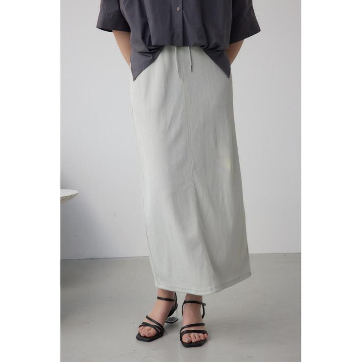 L/BEG1 | ドライタッチリブナロースカート | AZUL BY MOUSSY