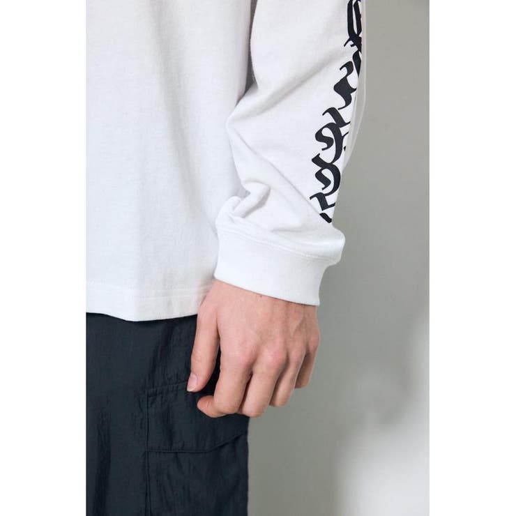 袖ロゴ長袖Tシャツ | AZUL BY MOUSSY | 詳細画像12 