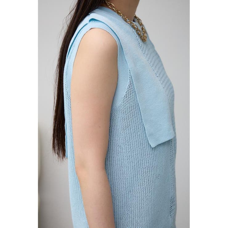 メッシュコンビニットタンク | AZUL BY MOUSSY | 詳細画像33