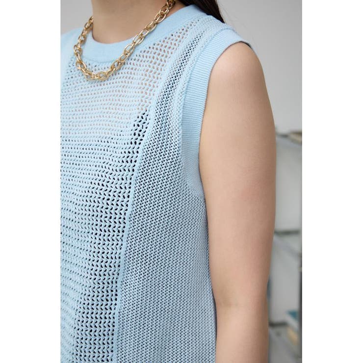 メッシュコンビニットタンク | AZUL BY MOUSSY | 詳細画像32